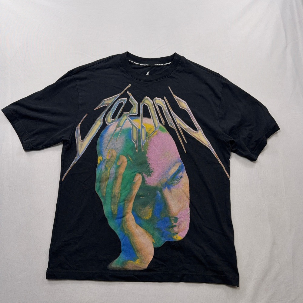 Jordan T-Shirt Dri-FIT Michael Jordan Graphic HJ2348-010 Black Mens Size M